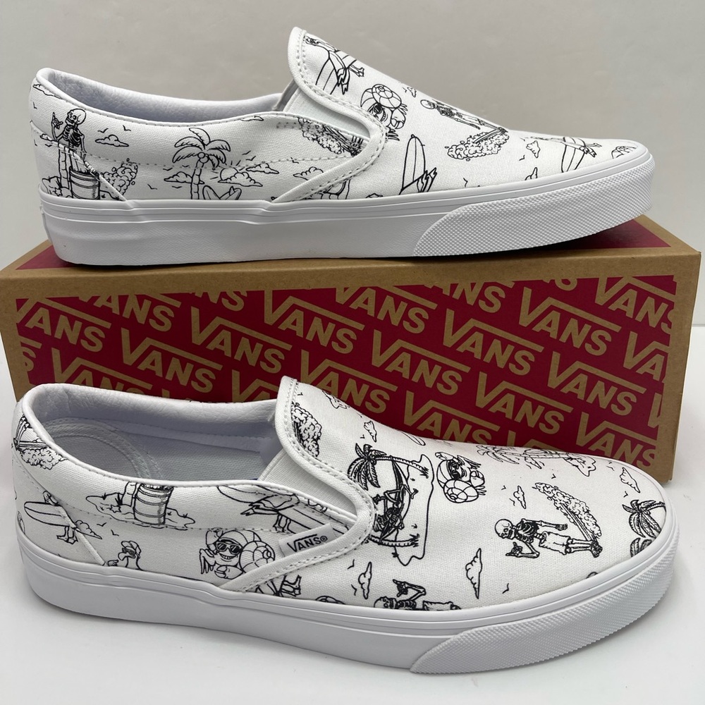 Vans WMNS Classic Slip-On
Low Tide True White/True
VN0A5JLXBPD Sneakers - Picture 7 of 16